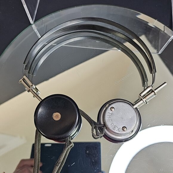 Vintage American Bell "The Rex" Headphones Head Phones Good Condition Untested - Picture 3 of 11